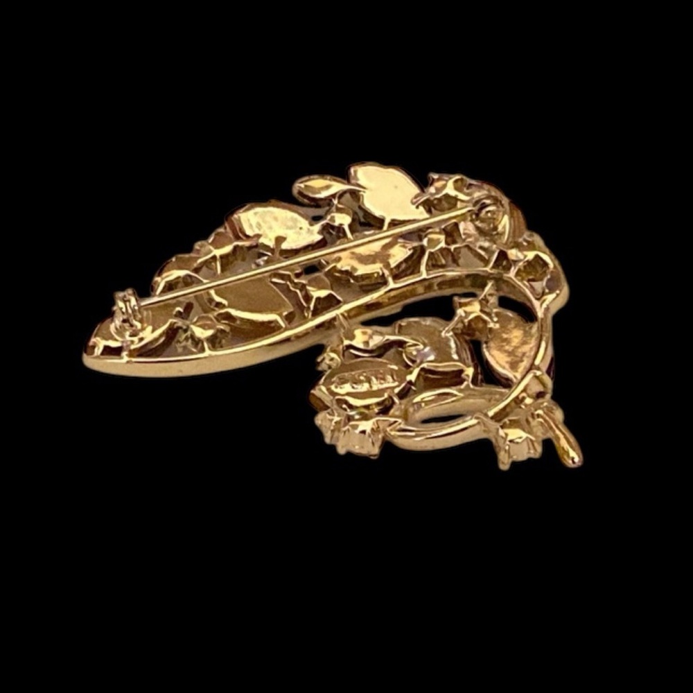 LISNER Signed Molded Jelly Lucite Brooch & Bracelet Designer Set - Vintage. - Picture 8 of 15